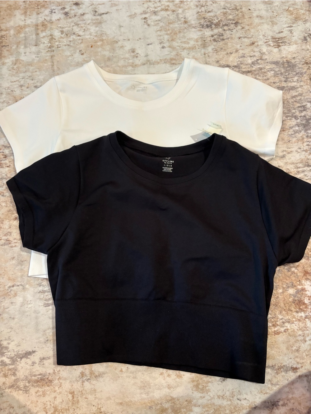 Black and white aerie shirt set